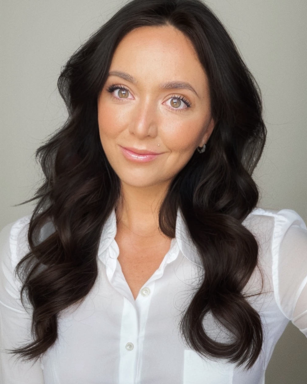 Portrait of Samantha DeAngelo, bridal hair and makeup artist